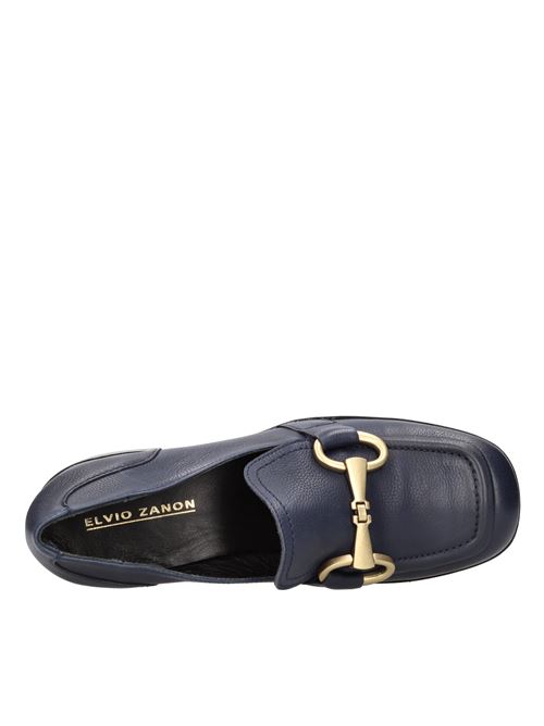 Leather moccasins ELVIO ZANON | ER3202X SALICENAVY